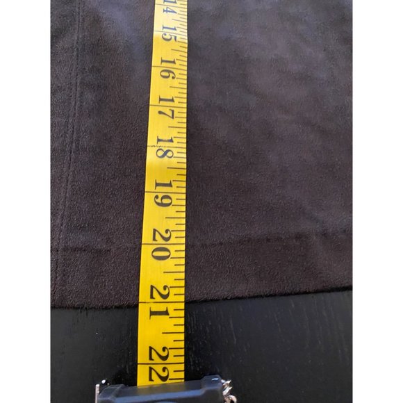 J. Jill Skirt‎ Womens Size 12 Espresso Soft Side Zip Knee Length Classic Luxury - Picture 9 of 16